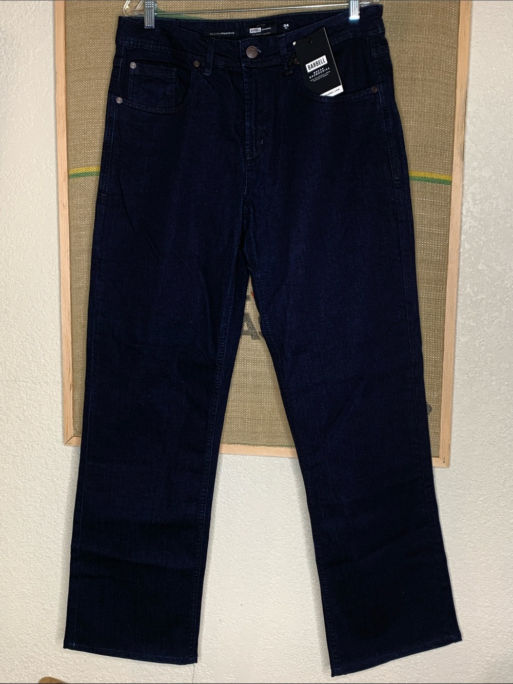 Dark Indigo Relaxed Jeans by Barrel - Men's Comfortable Fit